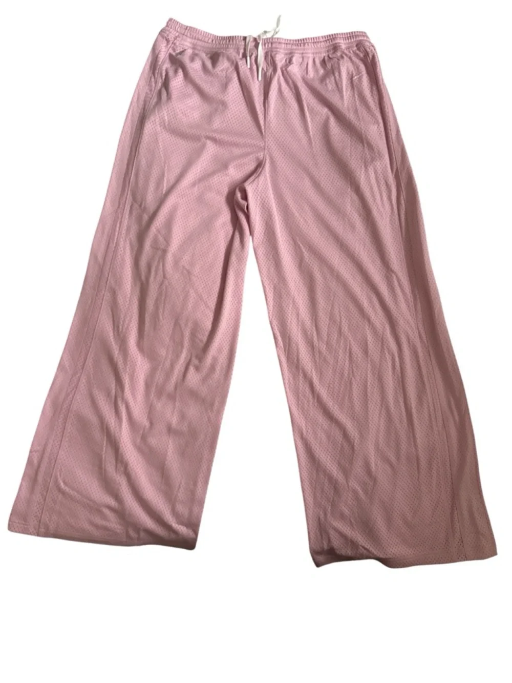 Free People- Overtime mesh Pants in light pink. NWOT - Picture 2 of 2